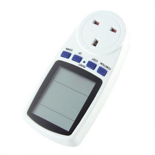 Uk plug energy meter watt volt voltage electricity monitor analyzer power hc for sale