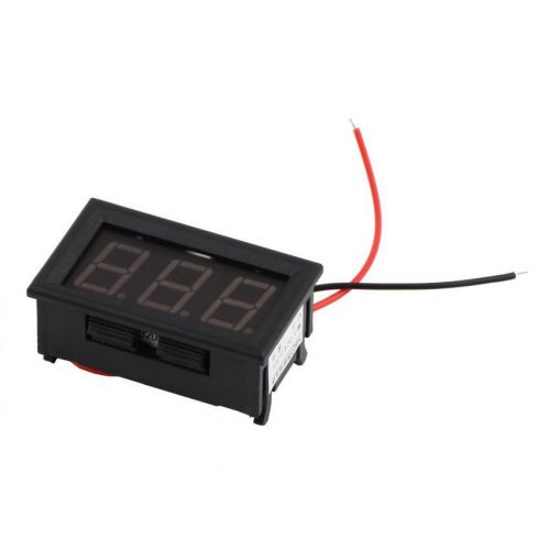New Mini Digital Voltmeter 3.3-30V Red LED Vehicles Motor Voltage Panel Meter HC
