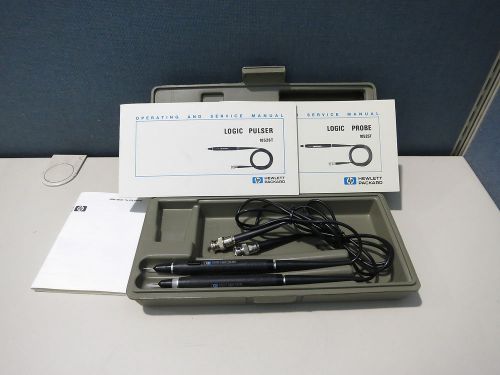 HP Logic Probe 10525T/Logic Pulser 10526T w/ Case and Manuals