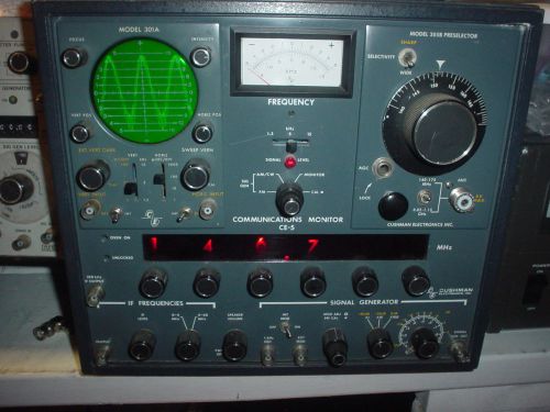 CUSHMAN CE-5 SERVICE MONITOR