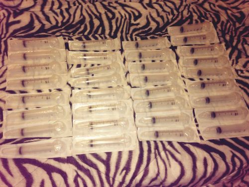 33 - 60cc 2oz CATHETER TIP Easy Glide SYRINGES 60mL NEW SYRINGE ONLY NO NEEDLE