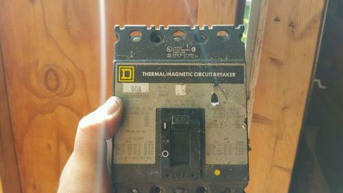Square d 60 amp thermal magnetic circuit breaker for sale