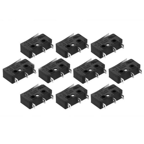 Mini durable 10pcs micro limit switch roller arm lever subminiature for sale