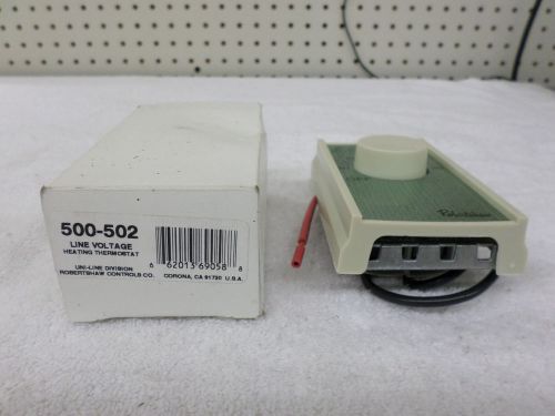 500-502 Robertshaw Line Voltage Thermostat 125/250/277VAC 22AMP Double Pole