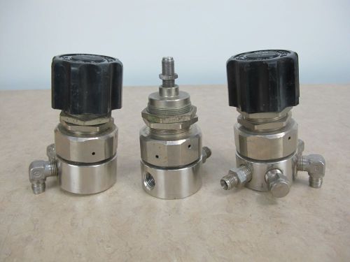 Lot of 3 Tescom 44-226X-241 Regulator Valve 3000 Max PSI