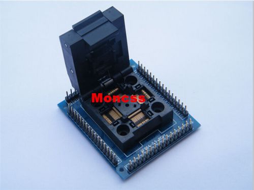 QFP64 TQFP64 adapter IC test socket burning seat 0.5m programmer LQFP64 seat