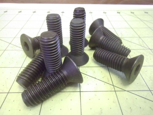 (10) 1/2-13 x 1 1/2 FLAT HEAD SOCKET CAP SCREW BLACK OXIDE #57923