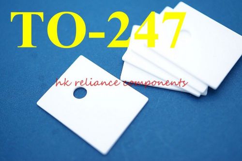 TO-247 20x25mm Ceramic Insulator for Transistor Heatsinking 20*25*1mm x250 pcs