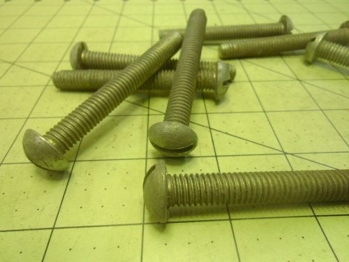 (8) 3/8-16 x 3&#034; round head machine screw #57988 for sale