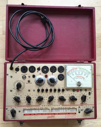 HICKOK 800 Tube tester and calibration tubes