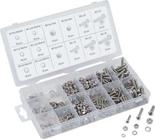 Tekz 45250 Metric Nut and Bolt Assortment - 475 Piece