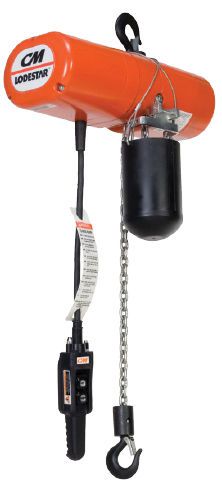 Cm loadstar chain hoist 1000lbs 110 volt 1/8th hp. for sale