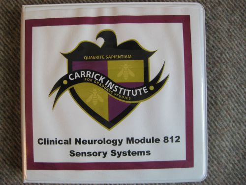 Clinical Neurology CD set - Carrick Institute Module 812