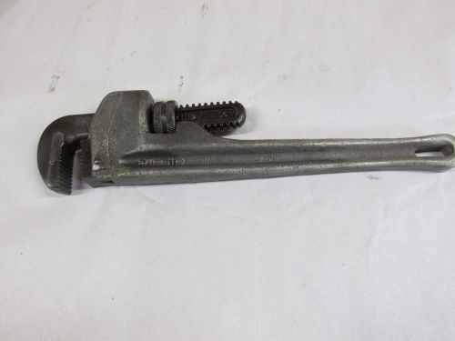 Rigid 814 HD 14&#034; Aluminum Pipe Wrench,Good, Serviceable teeth,       # R91415