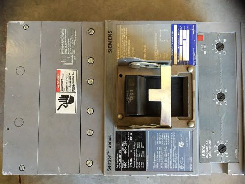 Siemens ITE Sentron Series HPXD63B160 1600A 600V circuit Breaker