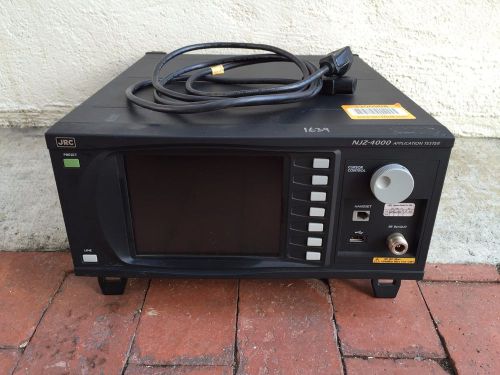 JAPAN RADIO COMPANY JRC NJZ-4000 APPLICATION TESTER w/ OPTIONS W06 A00