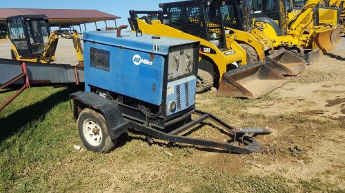 Miller Big Blue 400D Welder Constant Current Generator Welding Trailer Metal