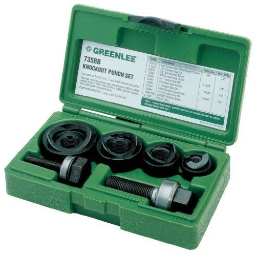 Greenlee 7235bb slug-buster manual knockout kit for 1/2 to 1-1/4-inch conduit for sale