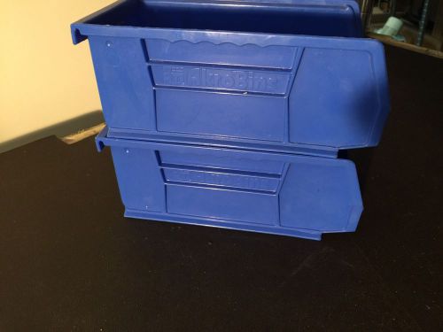 10 units akro Bins Blue akro mills size 7 1/2 X 4 X 3. $130.00 each