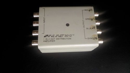 Inline 3012 1 in 2 out distribution amplifier * 4 inputs 8 outputs for sale