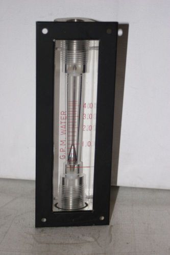 0-6 GPM 1/2&#034;Npt  Acrylic/Stainless Steel  Flowmeter Dwyer