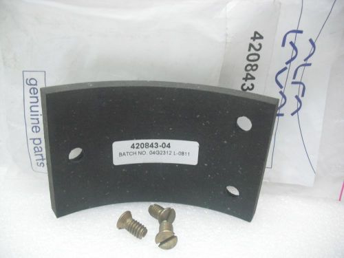 ALFA LEVEL 420843-81  Genuine parts 420843-04  Friction Pad with Screws