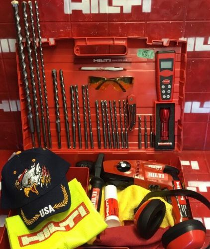 HILTI TE 2 HAMMER DRILL, L@@K, EXCELLENT CONDITION, FREE MEASURER, FAST SHIP