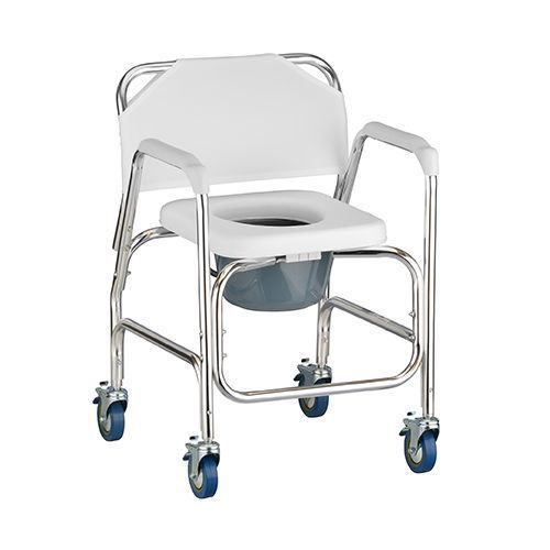 Shower chair and commode w/wheels, free shipping, no tax, #8800 for sale