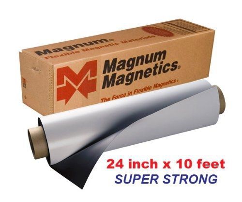 Magnum magnetic 24&#034;x10 feet .30mil super strong flexible material for sale