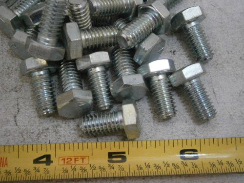 Hex Cap Bolts 5/16-18 x 5/8&#034; Long Grade 2 Steel Zinc Plated Lot of 30 #5170