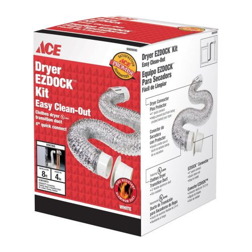 Ace  4 in. Dia. x 8 ft. L Quick Connect Kit  Aluminum