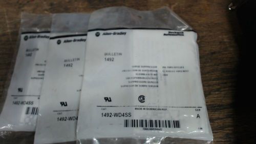 New lot of 3 Allen-Bradley 1492-WD4SS Series A - 60 day warranty