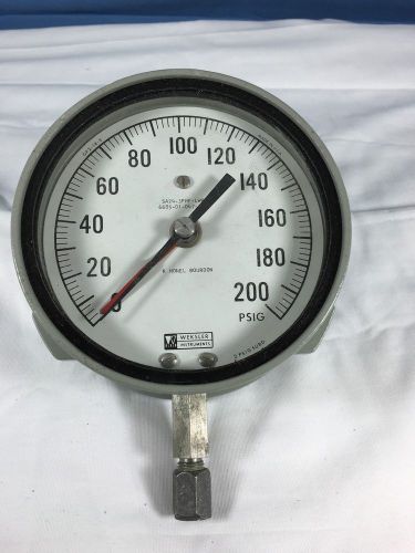 Weksler 4.5&#034; 0-200 Mil-Spec Gauge