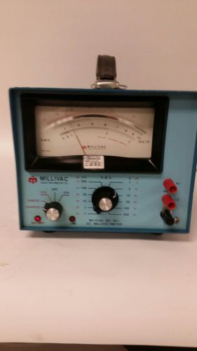 Millivac MV-912A BP SC1 - Millivoltmeter, Line or Battery Operated. 5Hz to 10MHz