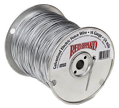 Keystone steel &amp; wire - electric smooth fence wire, .5-mile, 17-ga. for sale