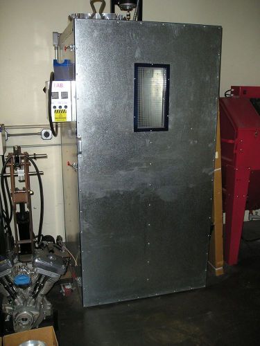 Powder coat coating electric curing oven delux model 4&#039;x4&#039;x6&#039; for sale