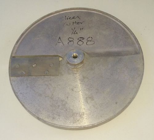 WARING QUALHEIM 200 PRODUCE VEGETABLES 1/4&#034; SLICING BLADE TOOL DISC