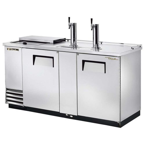 Club top draft beer cooler (3) keg capacity true refrigeration tdd-3ct-s (each) for sale