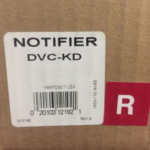 NEW NOTIFIER DVC-KD DIGITAL VOICE COMMAND, KEYPAD