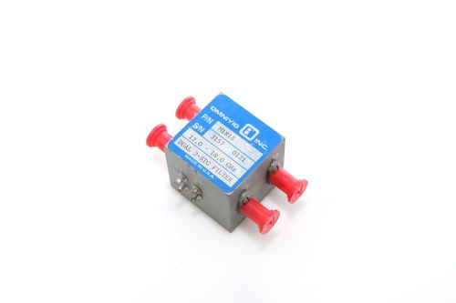 OMNIYIG DUAL 2-STG FILTER M1818 12.0-18.0GHZ