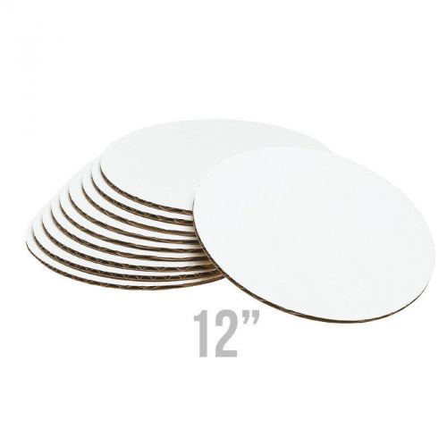 12&#034; Round Corrugated Waxed Cake Boards (10 boards)