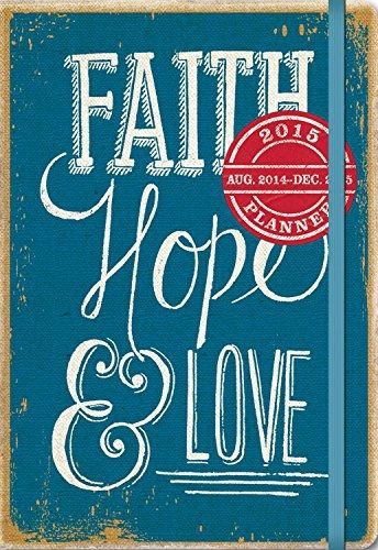 Orange circle studio 17-month 2015 deconstructed planner, faith, hope and love for sale