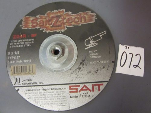 ONE Sait Z-Tech Grinding Wheel 9x1/4in. Z24R-BF