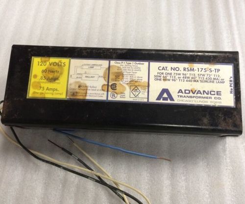 Advance Ballast RAM-175-S-TP CLASS P TYPE 1 Outdoor (B19)