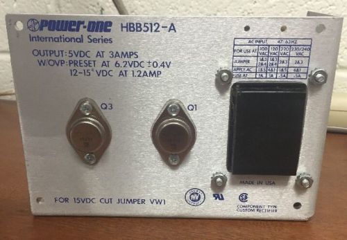 Power-One Power Supply HBB512-A