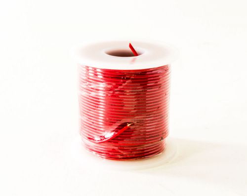Hook up wire 22 gauge solid (100&#039; / red) for sale