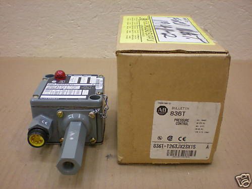 1 nib allen bradley 836t-t263jx23x15 pressure control switch series a for sale