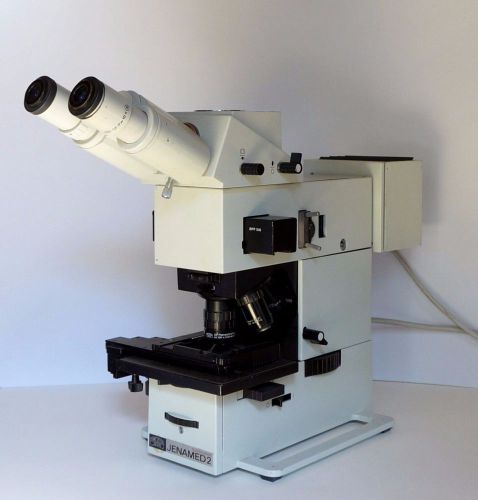 Carl zeiss jena jenamed fluorescence microscope for sale