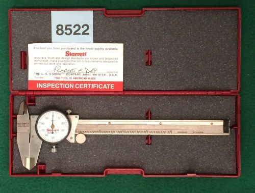 Starrett Dial Caliper 120A-6 Made in USA - New in Case