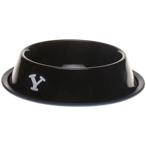 BYU Cougars 24oz. Gloss Pet Bowl - Black - College